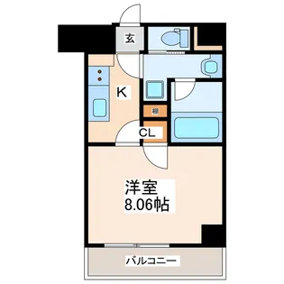毘沙門TMJマンション【3階】の間取り
