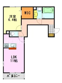 イーストベイ・蘇我南町【2階】の間取り
