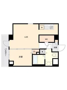 HF中野坂上レジデンス【2階】の間取り