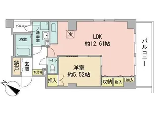 レジデンスカープ札幌【2階】の間取り