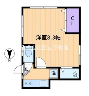 堀内荘【2階】の間取り