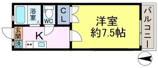 ニューライフ越塚【3階】の間取り