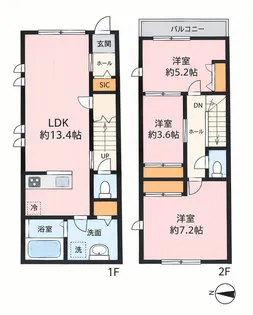 Fleur Tの間取り