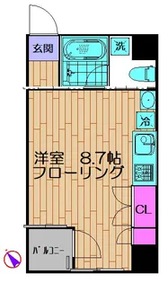 プレスタ目黒【2階】の間取り