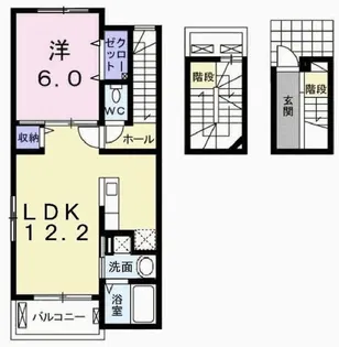 ダンディライオンI【3階】の間取り