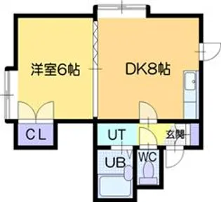 コーポみこし【2階】の間取り