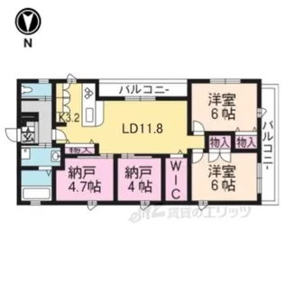 エスポワール丸太町【2階】の間取り