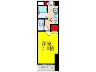 リバ-サイド南茨木【4階】の間取り