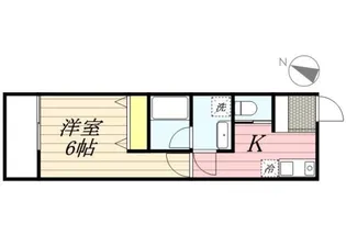 ヒルトップ西谷【2階】の間取り