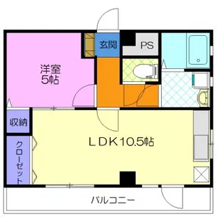 あさひレジデンス【6階】の間取り