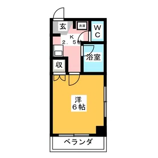 ヴィラスズキ【2階】の間取り