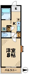 アドラブールK【3階】の間取り
