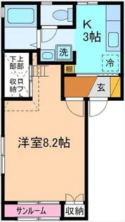 プチハウス【2階】の間取り