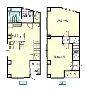 ハイツ サンIIの間取り