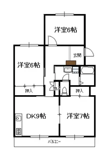 ジョイ檍【2階】の間取り