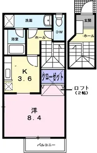 トピアリーロード岸根公園【2階】の間取り