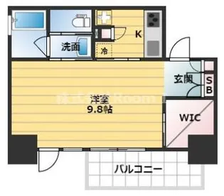 コンフォリア北浜【2階】の間取り