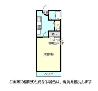 三栄マンション【1階】の間取り