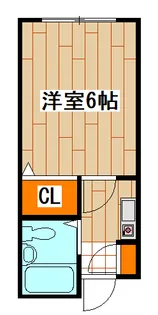 ベイサイドST西横浜【1階】の間取り