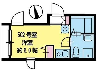 東京都大田区羽田3【マンション】の間取り