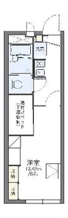 レオパレスルミエール【1階】の間取り