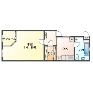 藤ヴァレイII【3階】の間取り