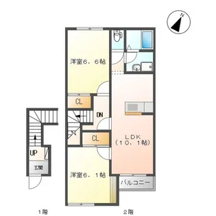 アンジュ【2階】の間取り