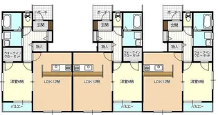 サンプレイス八木山西【1階】の間取り