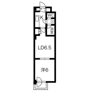 メープル桑園駅【4階】の間取り