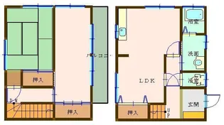 愛媛県新居浜市土橋1【一戸建】の間取り
