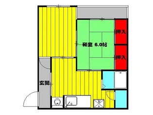 岩立ハウス【2階】の間取り