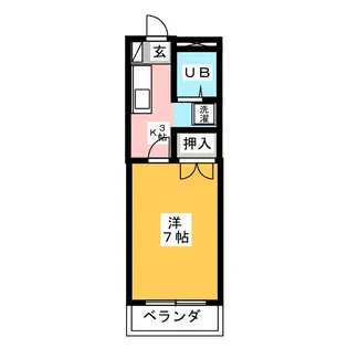 フレックス池見【3階】の間取り