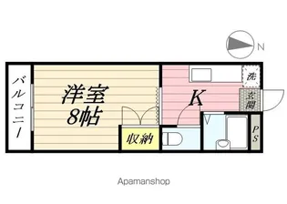 第7磯部コーポ【3階】の間取り