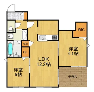 YS HAUS【1階】の間取り