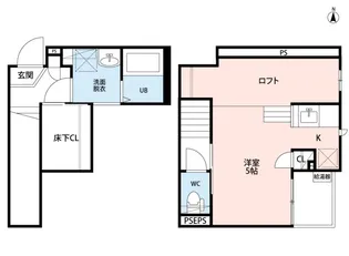 CB久留米ステラ【1階】の間取り