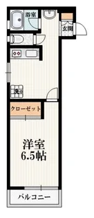 小山イレブンハイツ【2階】の間取り