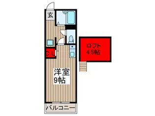 メゾン宮原【1階】の間取り