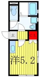 ルミナス志村【1階】の間取り