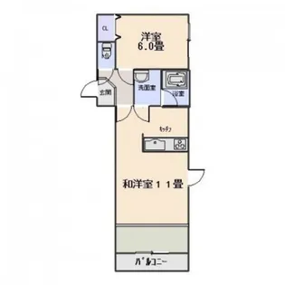 ロイヤルパレス【2階】の間取り