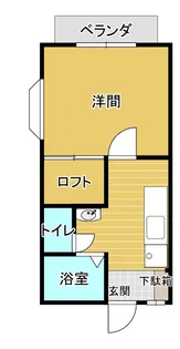 アミティ A【2階】の間取り