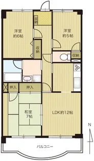 オリエンタルプラザ【2階】の間取り