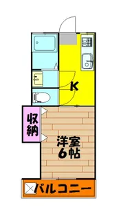 ハイツ栄連【2階】の間取り
