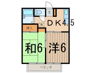 ロスピック葉山B【2階】の間取り