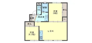 Skycrestながい2号棟【5階】の間取り