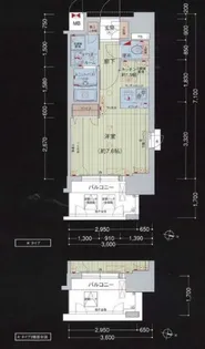 愛知県名古屋市中村区則武2【マンション】の間取り