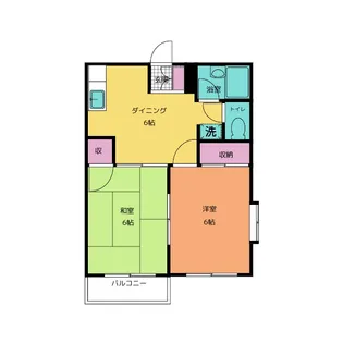 エルディムすずき【2階】の間取り