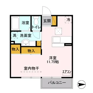 ルミナス【1階】の間取り