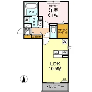 Merveille A棟【2階】の間取り