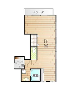 1Rの間取り画像