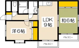 メゾンコーポ井口【3階】の間取り